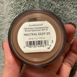 Bare minerals original foundation neutral deep